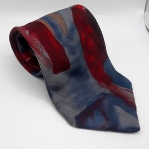 Retro Design Studios Vtg Tie. Abstract Male Figure Art 59"L x 4"W